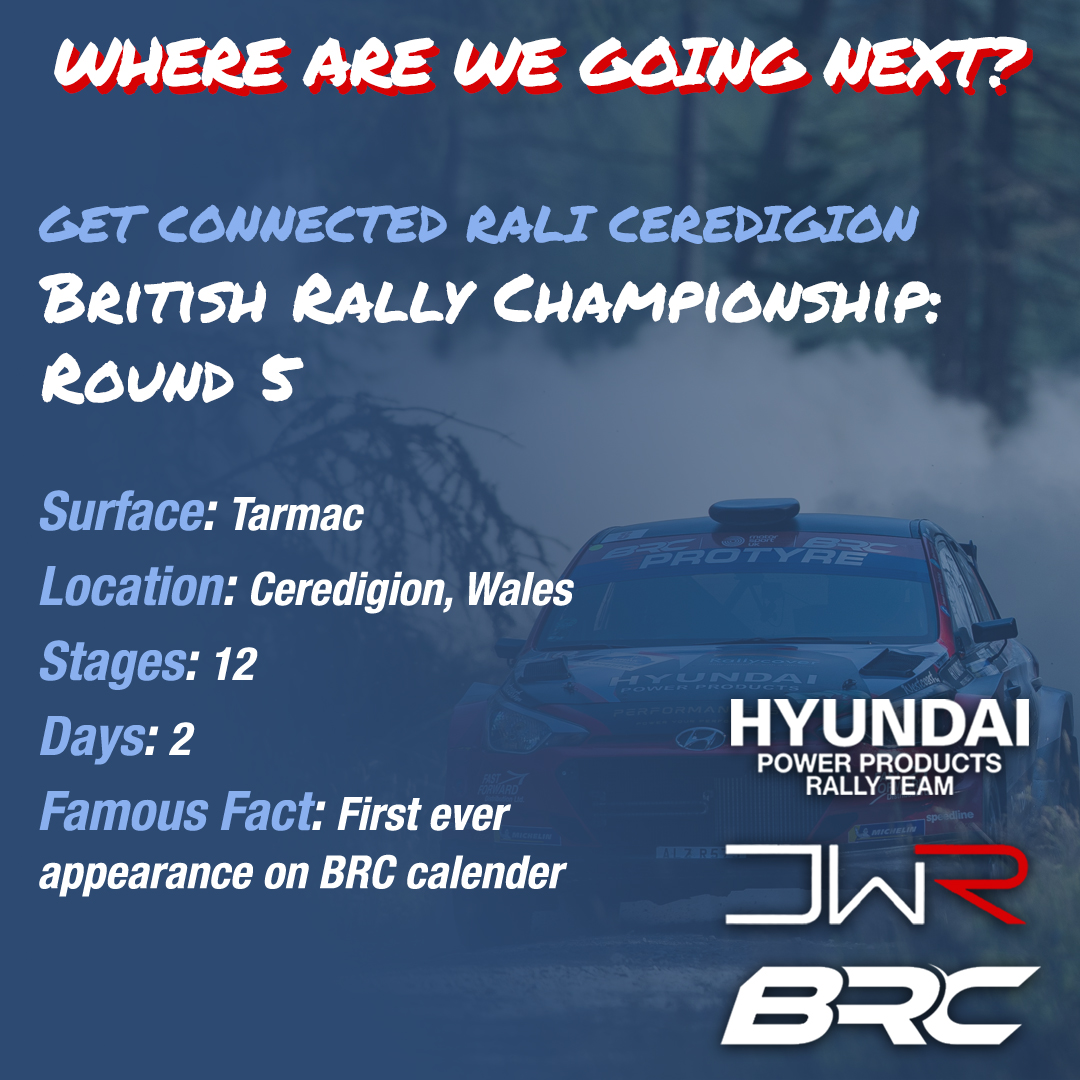 Looking forward to switching... - James Williams Rallying