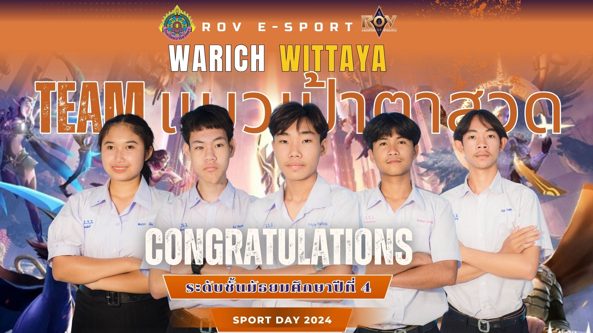 อยากเรียนคอมพิวเตอร์ - ขอแสดงความยินดี กับทีม แมวเป้าตาสวด (สีเหลือง ...