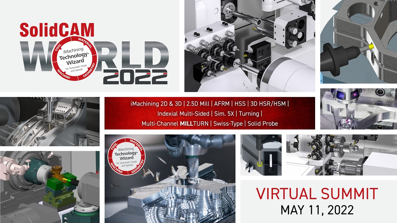 SolidCAM - ĐĂNG KÝ THAM DỰ HỘI NGHỊ TRỰC TUYẾN SolidCAM World 2022 NGAY ...