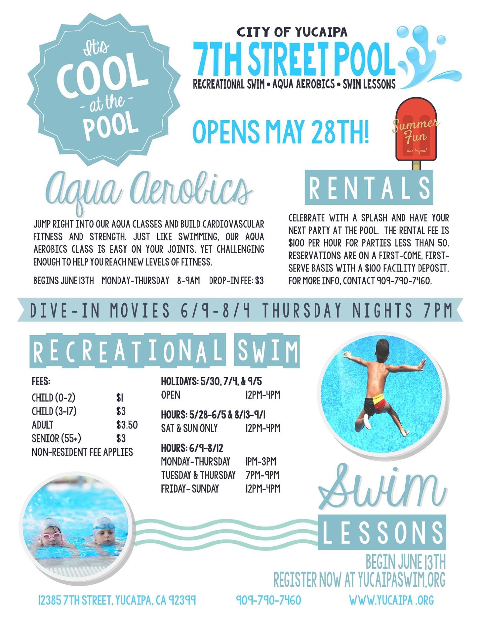City of Yucaipa, CA - City Government - It's cool at the pool! 7th ...