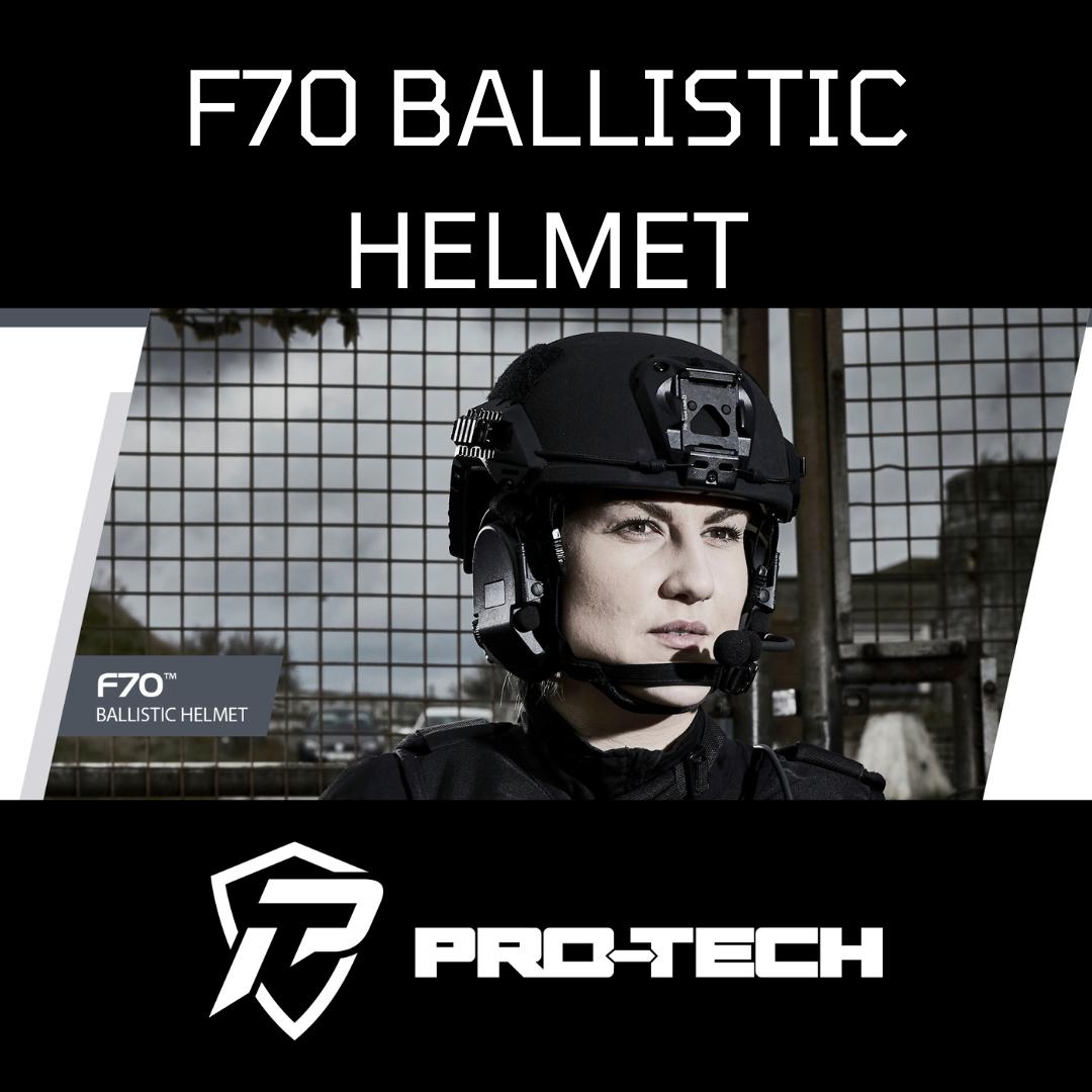 Pro-Tech Sales - The F70TM ballistic helmet provides a...