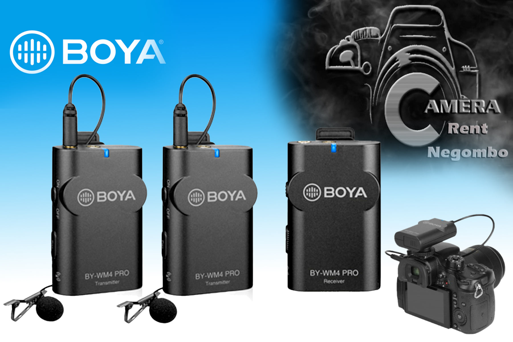 Boya - BY-WM4-Pro-K2 Dual-Channel... - Camera Rent Negombo