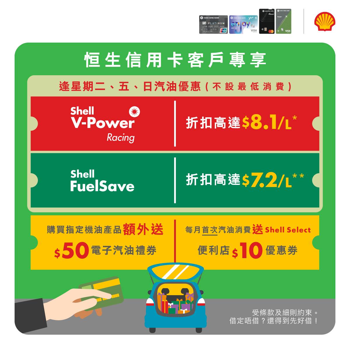 Shell - 【恒生信用卡客戶專享夏日至Refresh優惠😎】... | Facebook