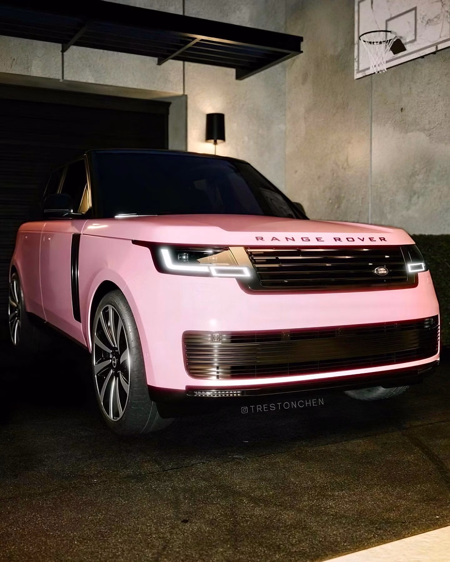 Hype Garage - The new Range Rover rendered in pink by...