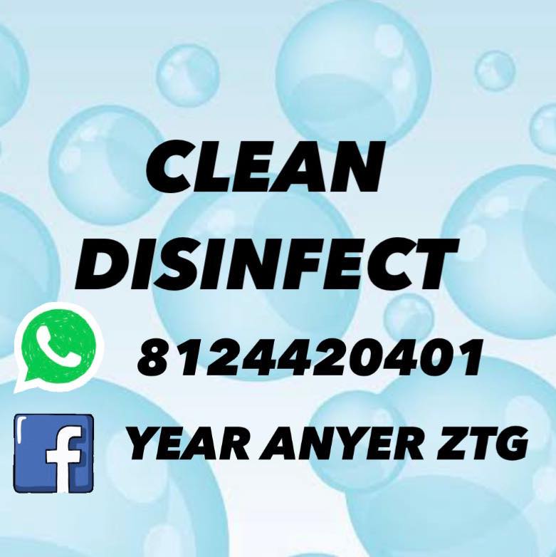 Clean disinfect