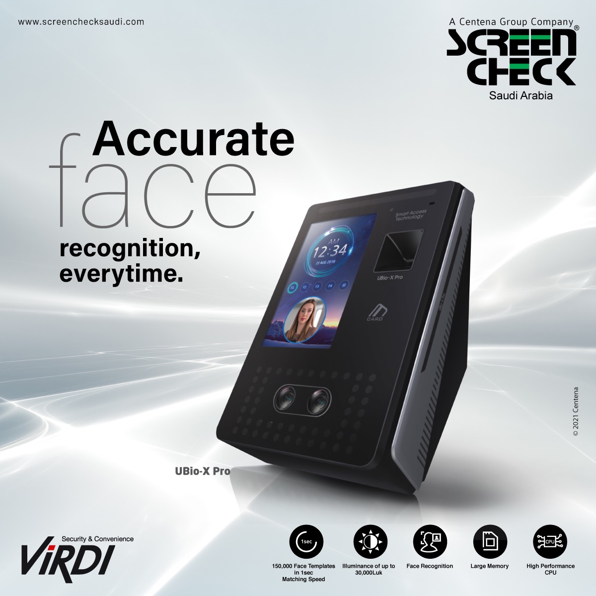 Accurate face recognition, every time!... - ScreenCheck Saudi | Facebook