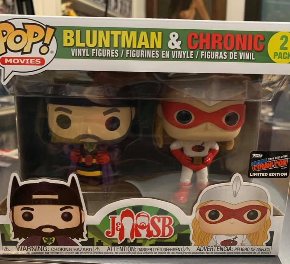 Closer look at Bluntman and Chronic 2 pack via Kevin Smith's ig.
