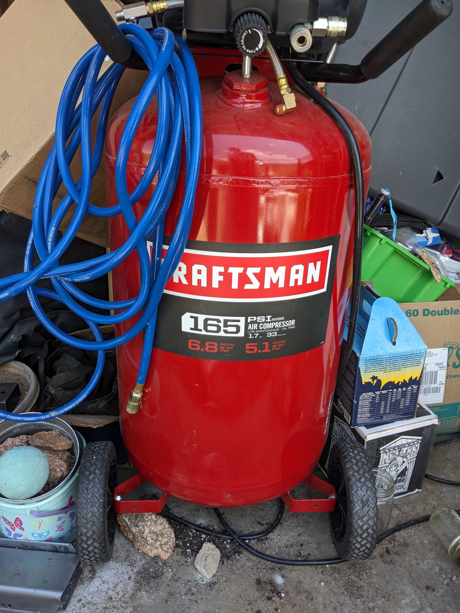 Air Compressor (165 PSI - 33 Gallon) Craftsman - Air Compressors - Fort ...