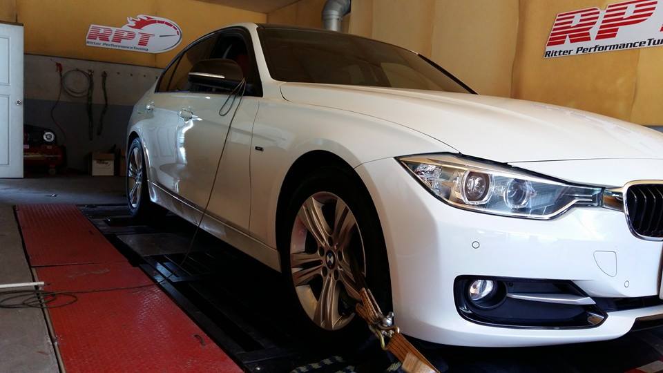 RPT - BMW 320d F30 By RPT RitterPerformanceTuning STOCK: 167.6HP 312 ...