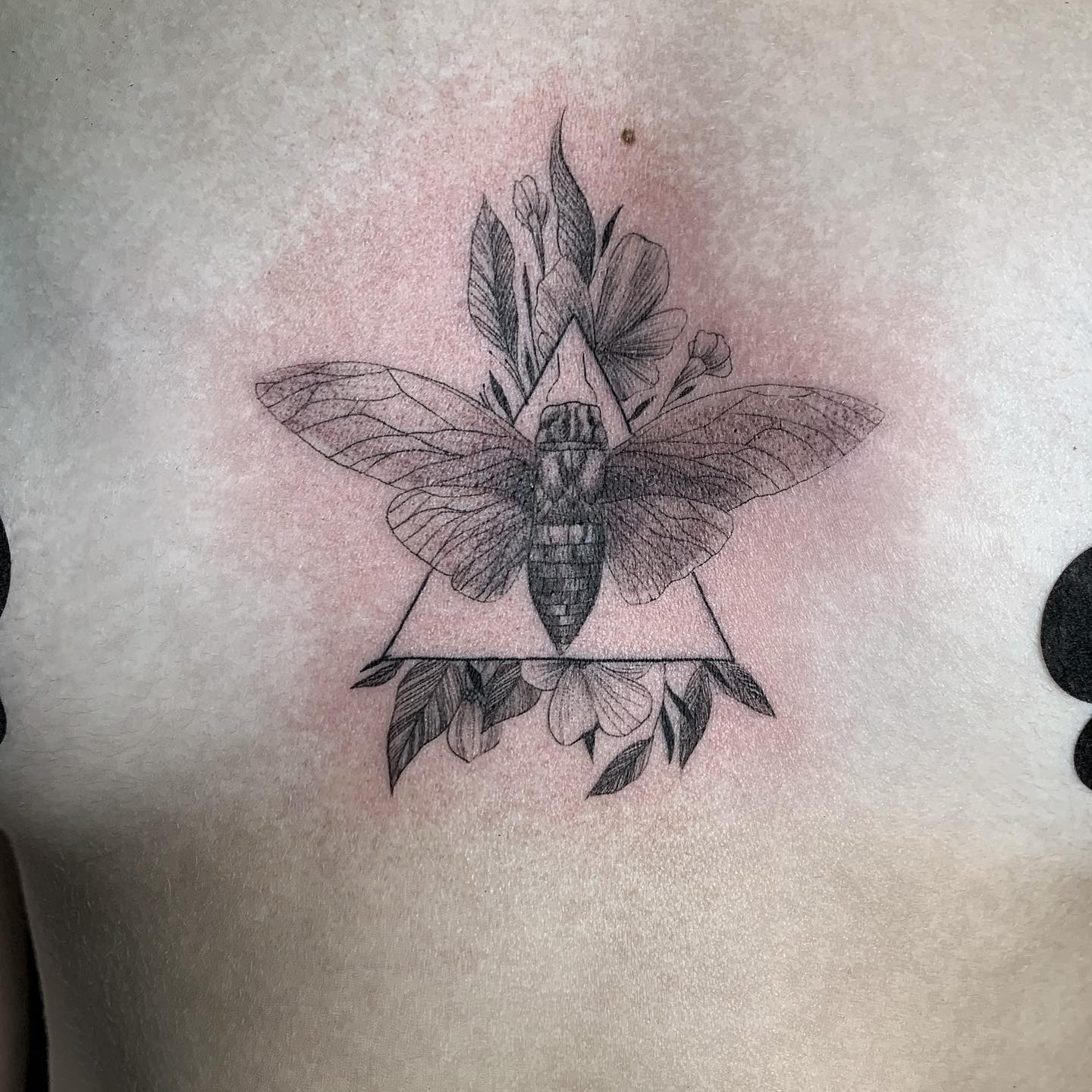 Sternum tattoo by @monah_txttoo... - Arkade Ink Tattoo Studio | Facebook