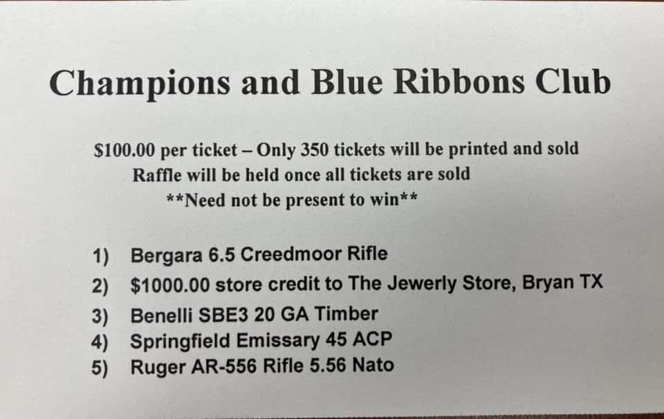 Champions & Blue Ribbons Club