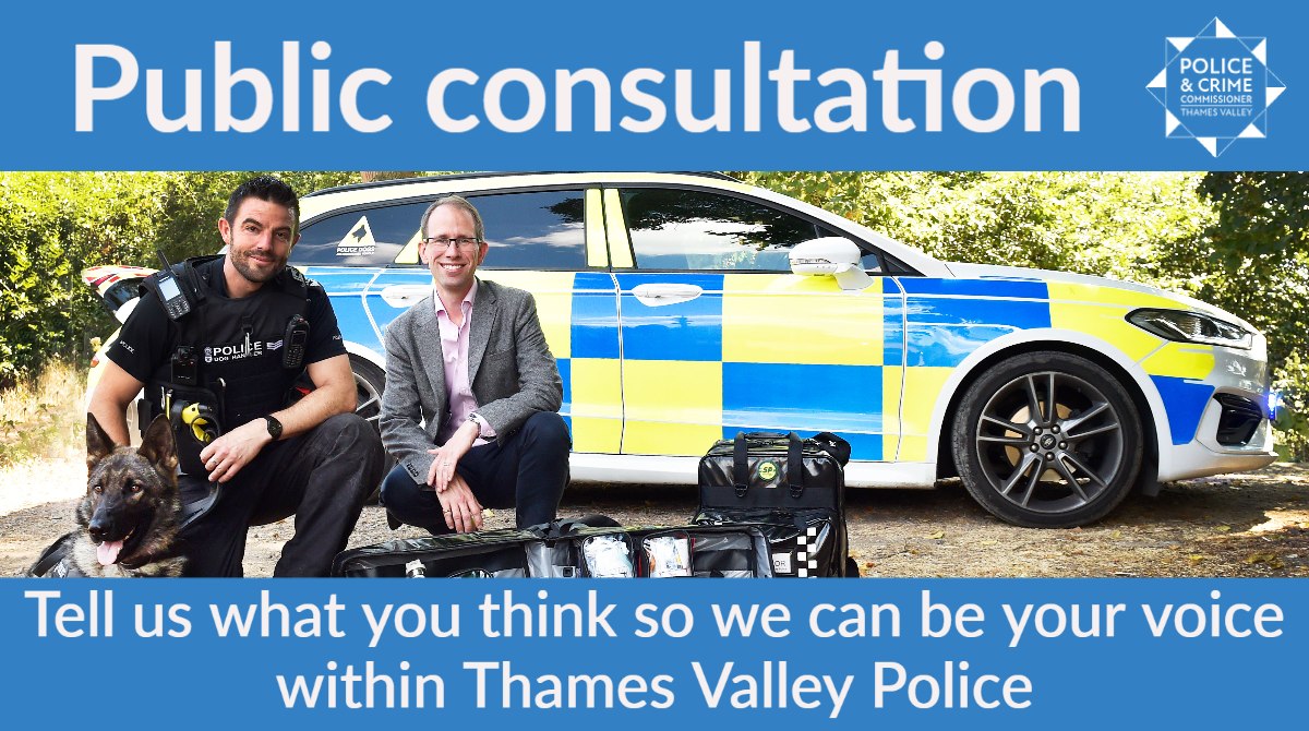 🚨 Thames Valley residents asked for views on policing and crime Matthew ...