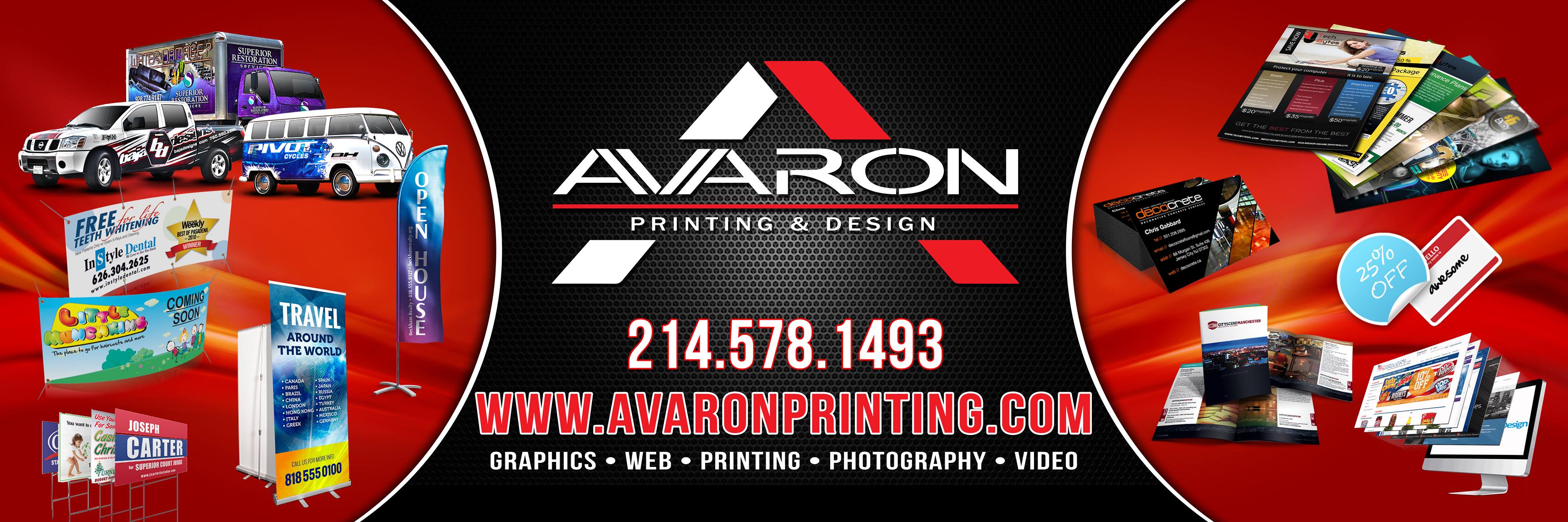 Avaron Printing & Design | Dallas TX