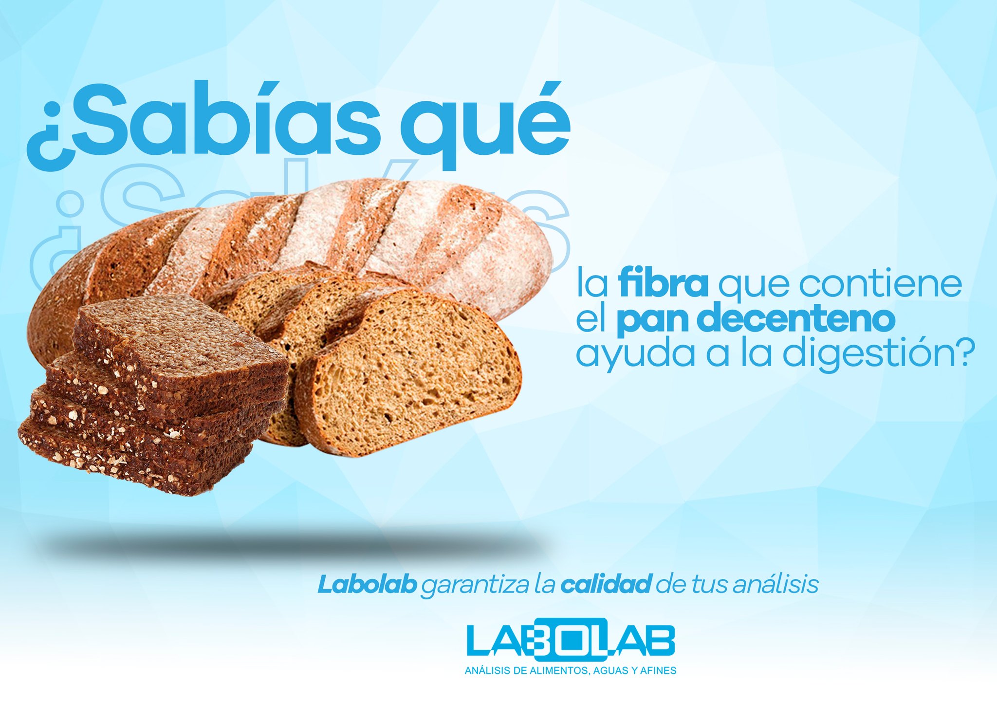 LABOLAB - ¿Sabías qué la fibra que contiene el pan de... | Facebook