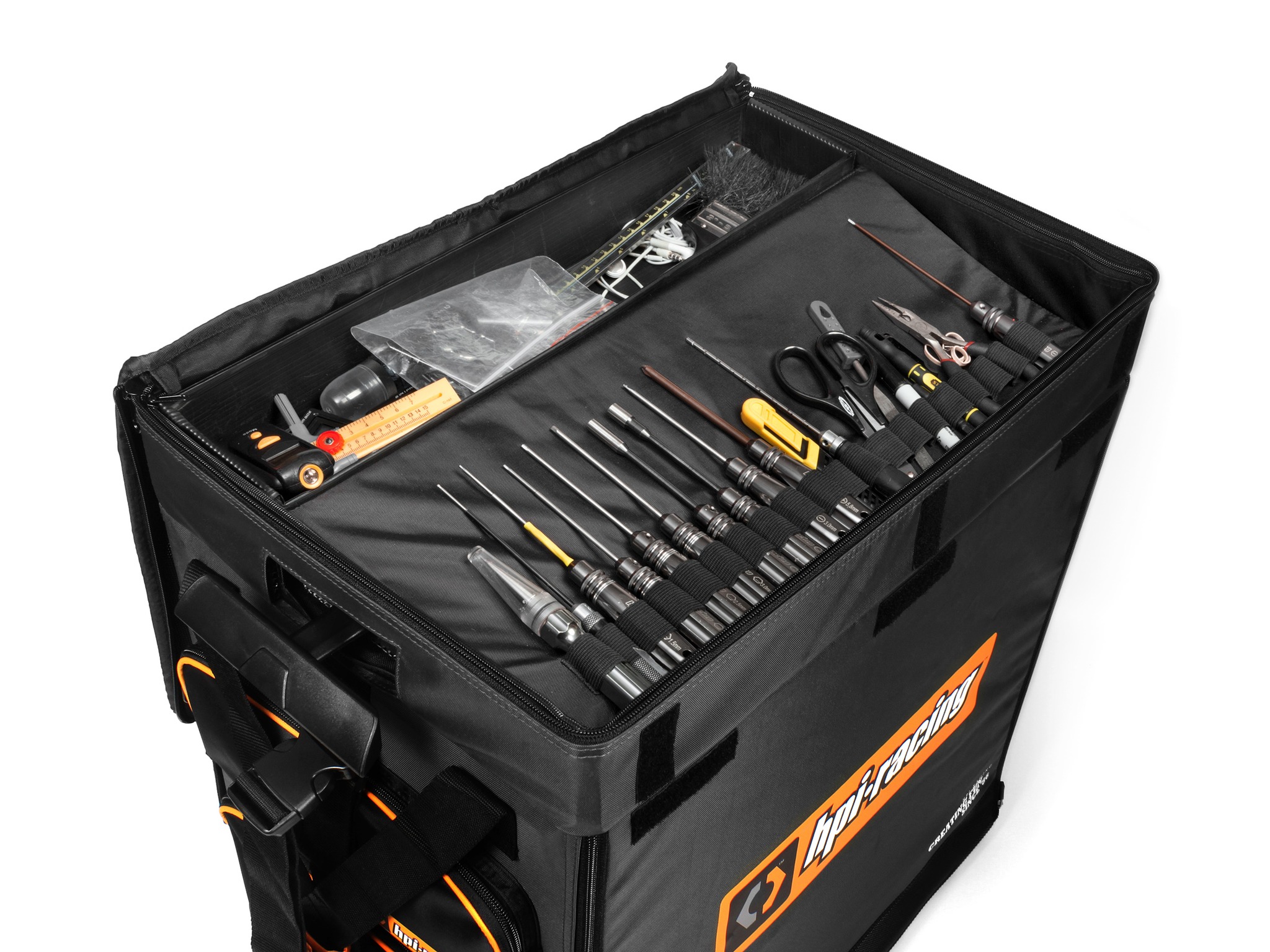 Need to transport a LOT of RC gear? The HPI Hauler Bag is is your