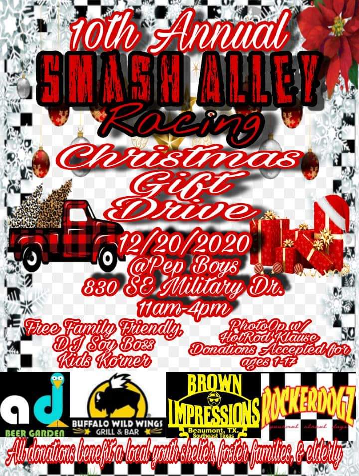 10th Annual Smash Alley Racing Christmas Gift Drive