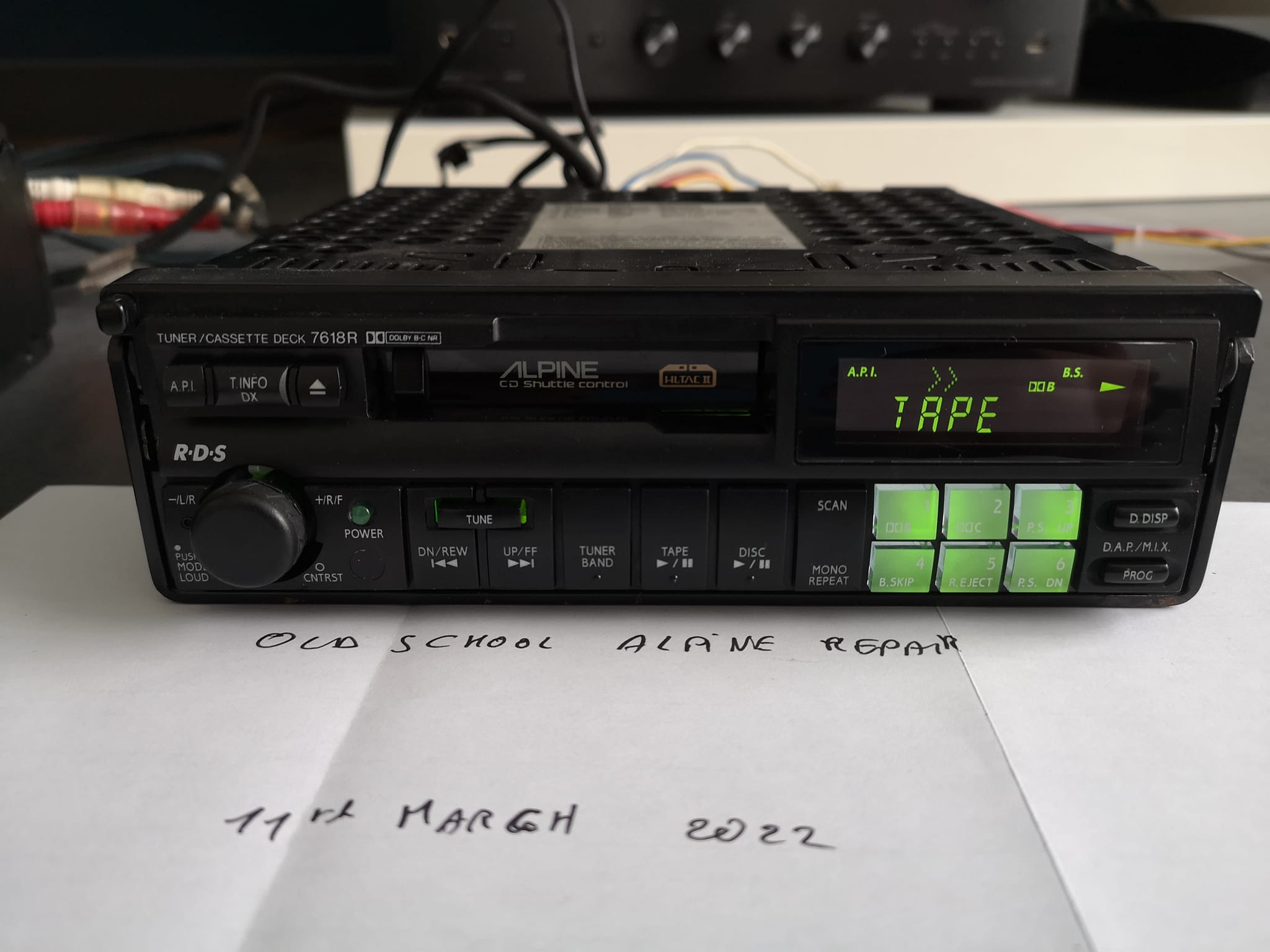 Alpine TDA 7536J car stereo for sale