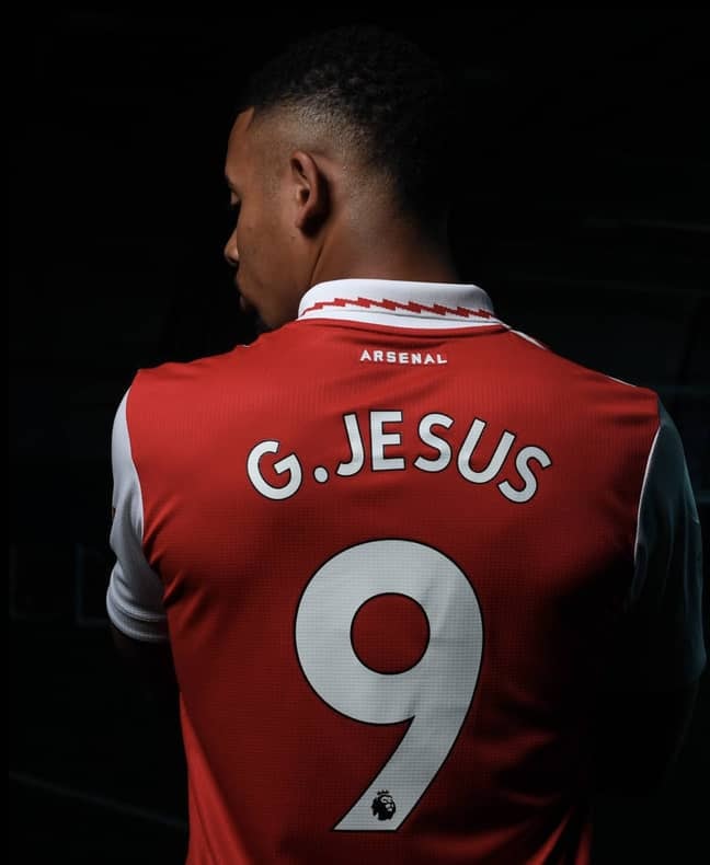 Our new number 9 - Gabriel Jesus. ❤️ #AFC