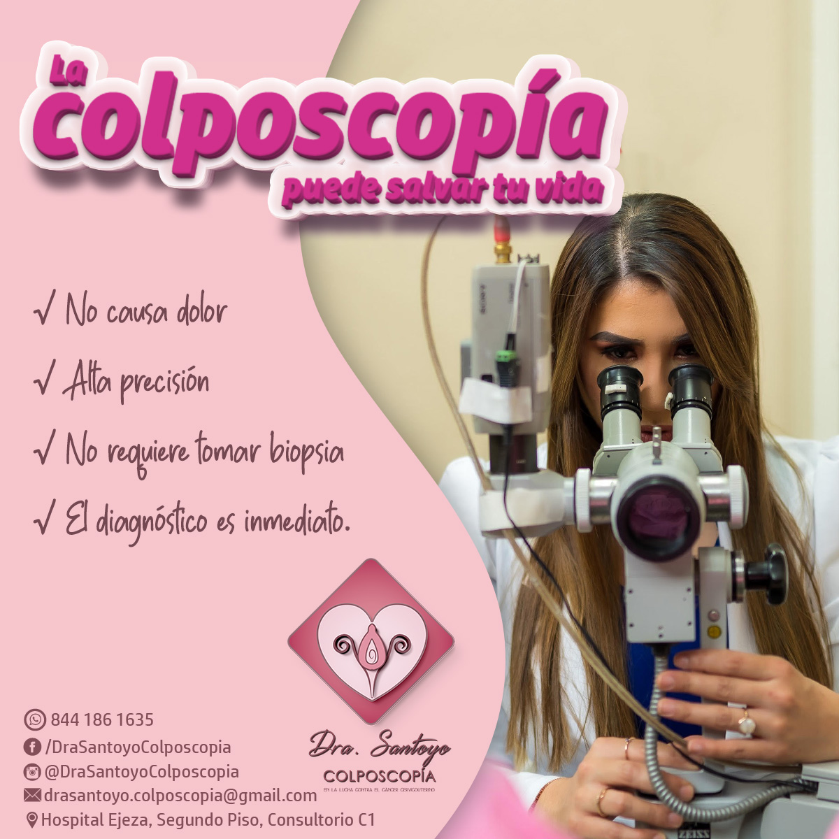 La colposcopía es un estudio... - Dra. María Elena Santoyo