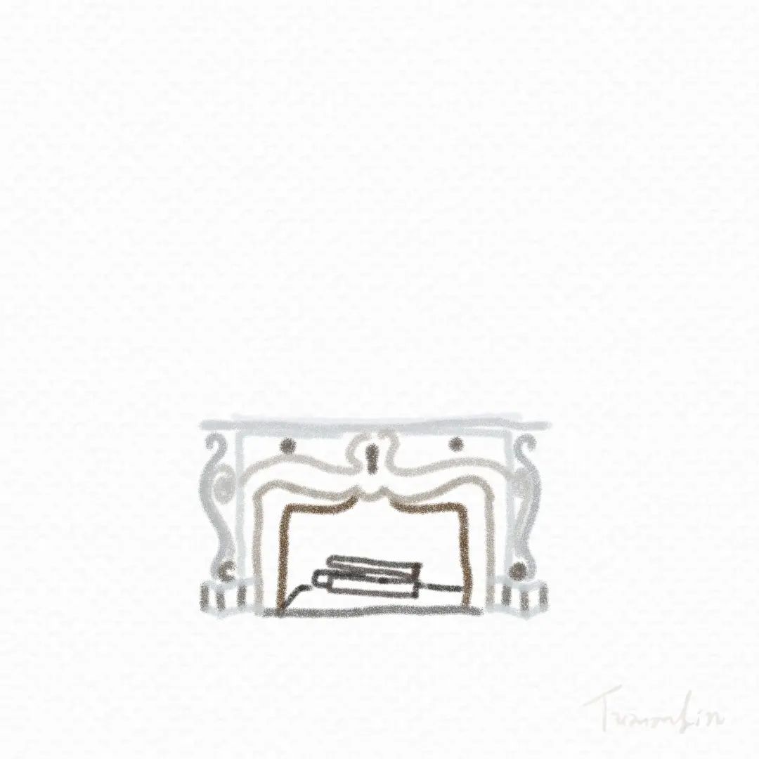 TuananLin - - 壁爐 Foyer Fireplace 🔥 #quickpainting... | Facebook