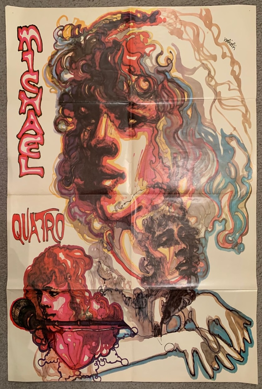 Rare 1970 jam band poster with Mike Quatro, Terry Mullen, and