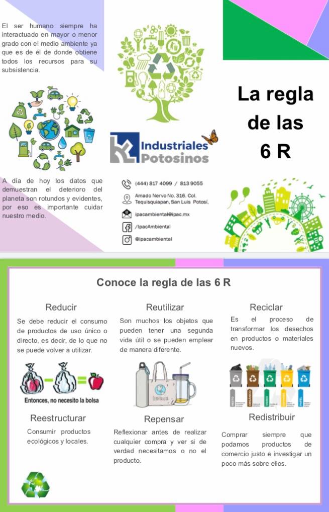 IPAC Ambiental - ¿Conoces las reglas de las 6´R?