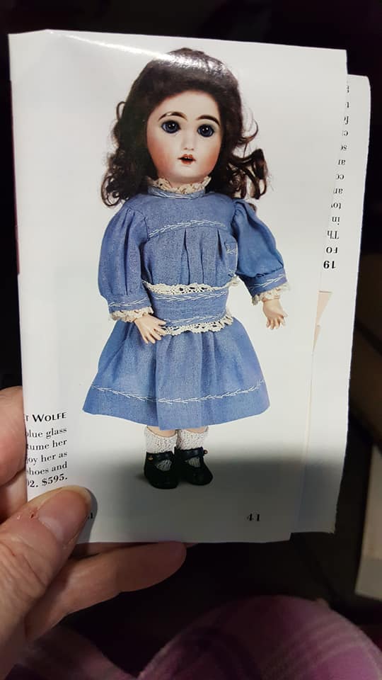 Bleuette doll sewing subscription prize from 1905-1950s