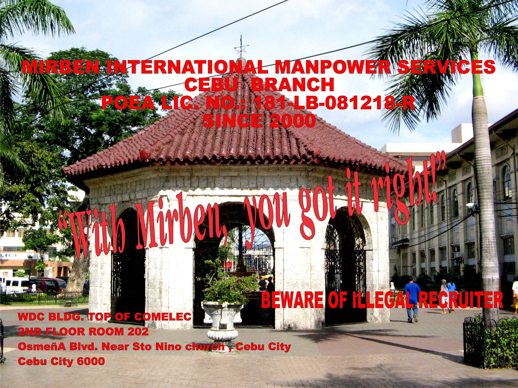 Mirben International Manpower Services Cebu Branch | Cebu City