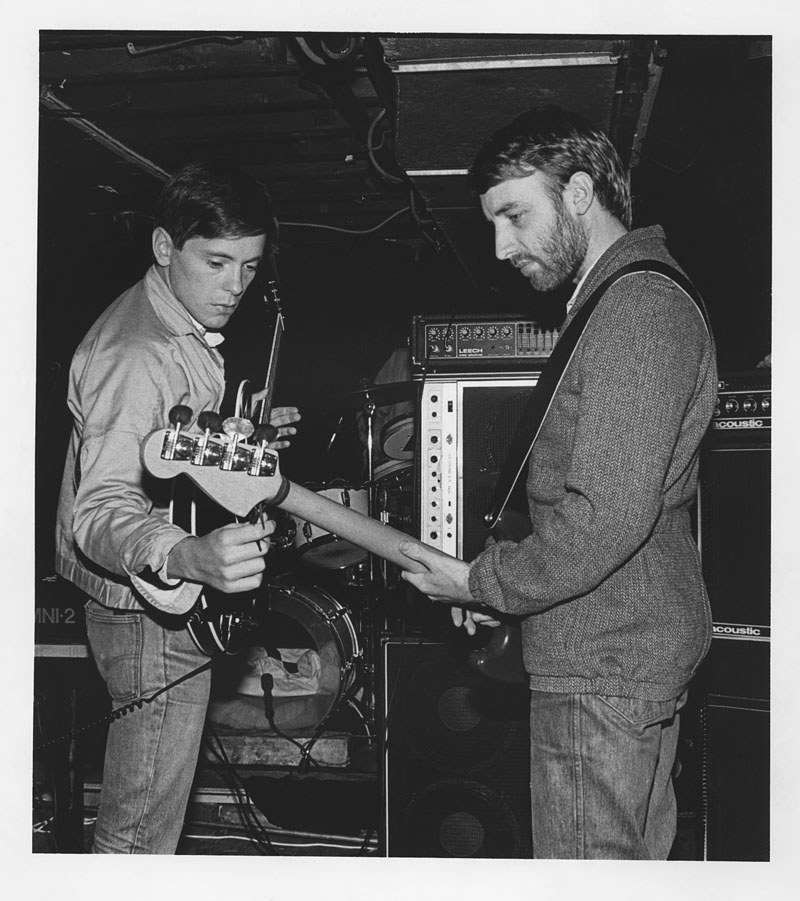 New Order at Tier 3, New York, Sept 28, 1980. Photo Laura Levine.
