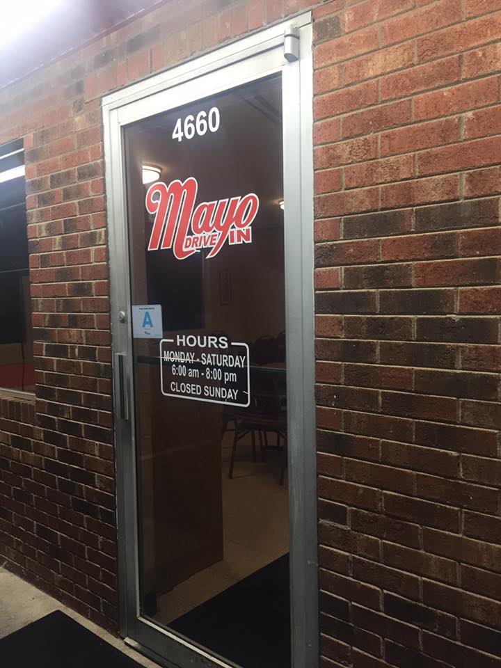 The new Mayo DriveIn Home Chesnee, South Carolina Menu, Prices