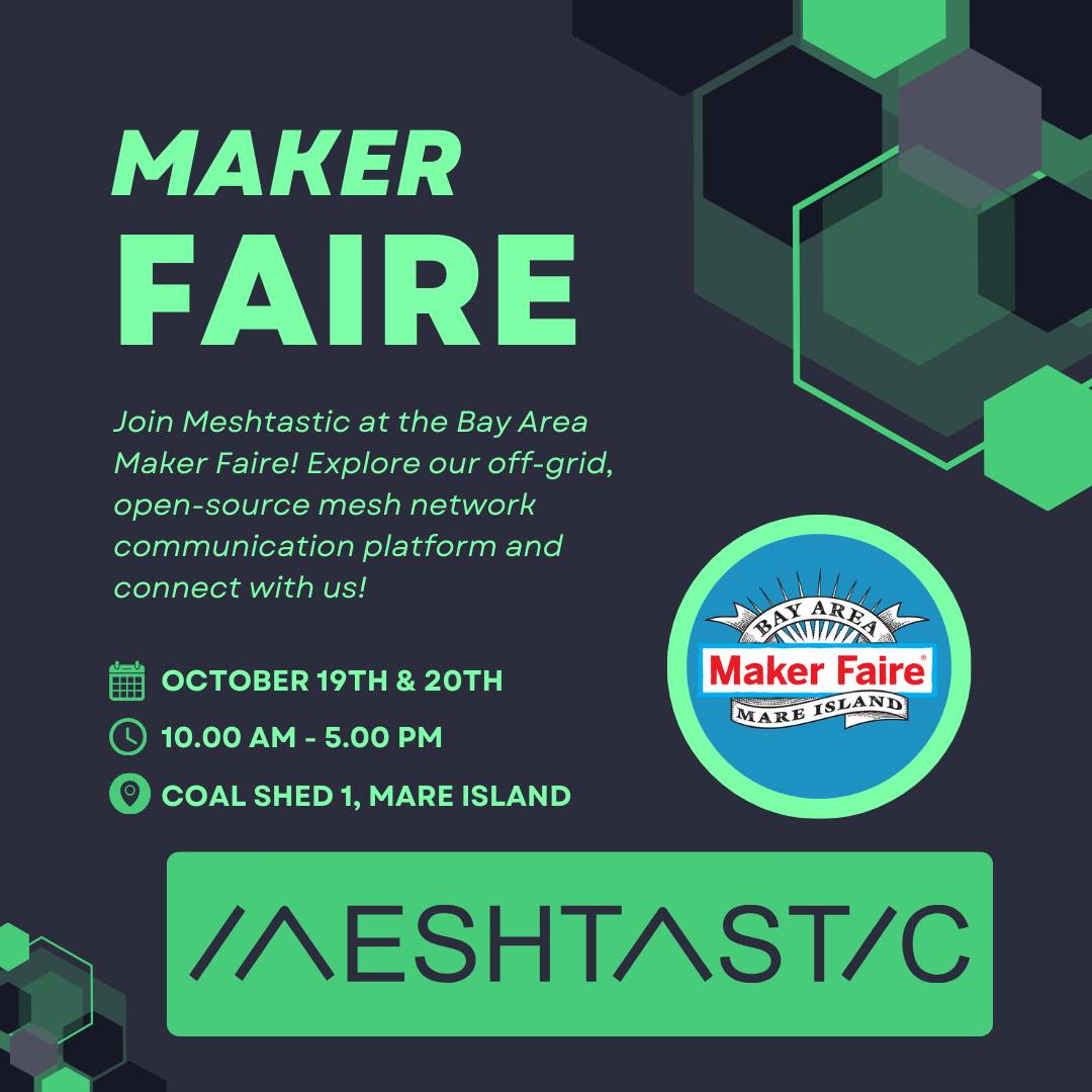 Meshtastic - 🚀 Meshtastic will have a booth at the Bay...