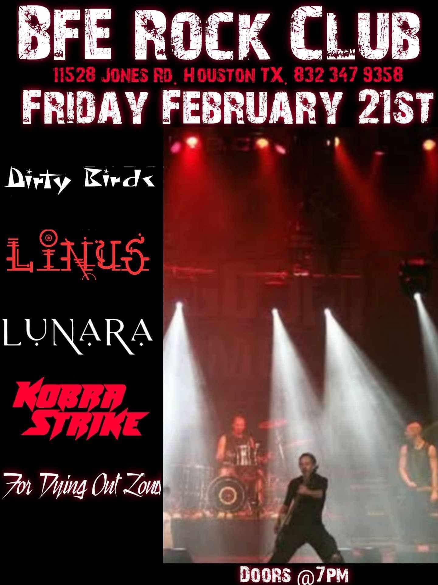 Lunara - NEXT SHOW! On 2/21, we will be back at BFE Rock Club!! Excited ...