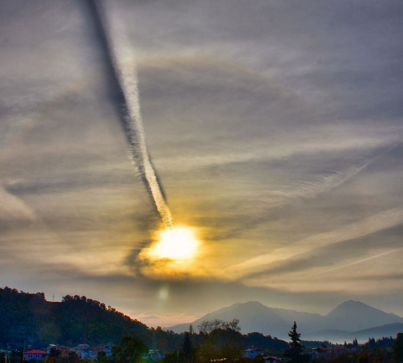 What is the mysterious bright light in the sky?