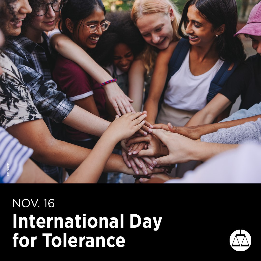 Southern - Today is International Day of Tolerance. Tolerance is ...