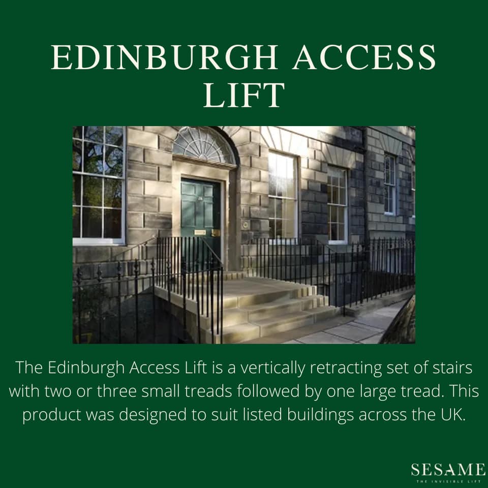 Sesame Access - The Edinburgh Access Lift is a vertically... | Facebook