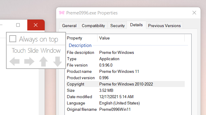 Preme for Windows