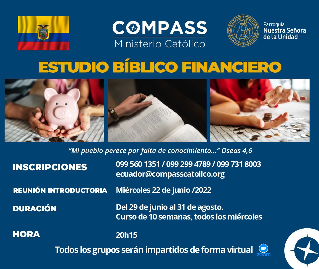 📣🇪🇨 💸 El dinero no te... - Compass Ministerio Católico