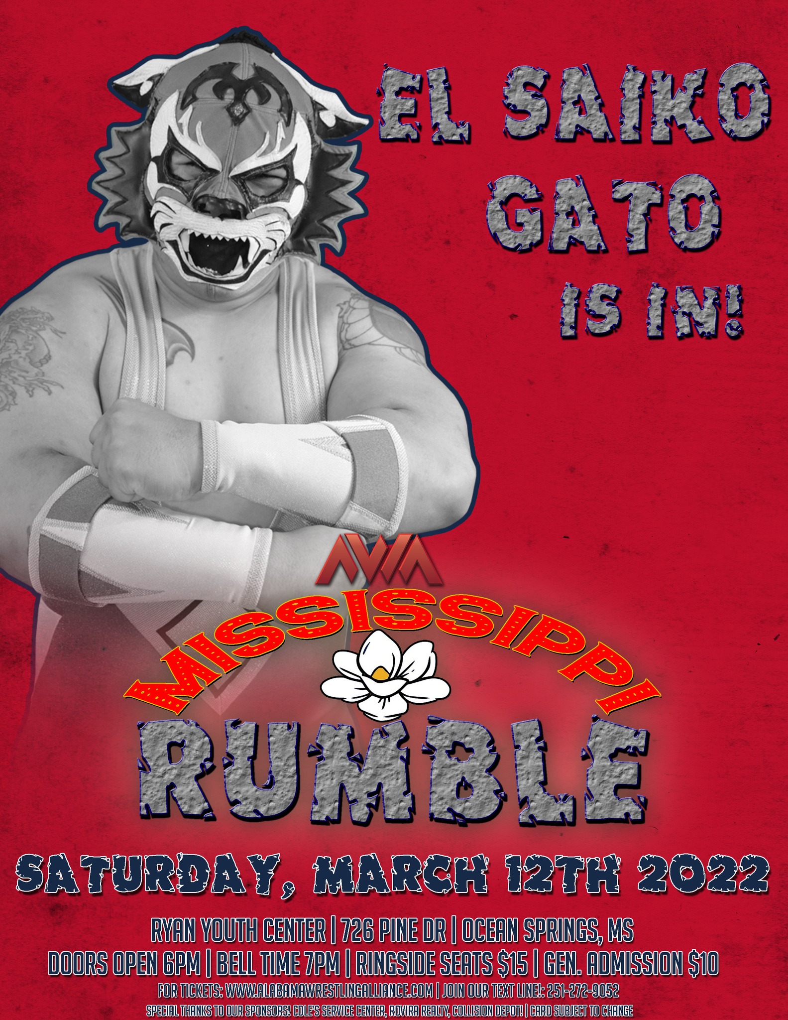 EL SAIKO GATO IS IN! It's been some... - AWA Pro Wrestling | Facebook