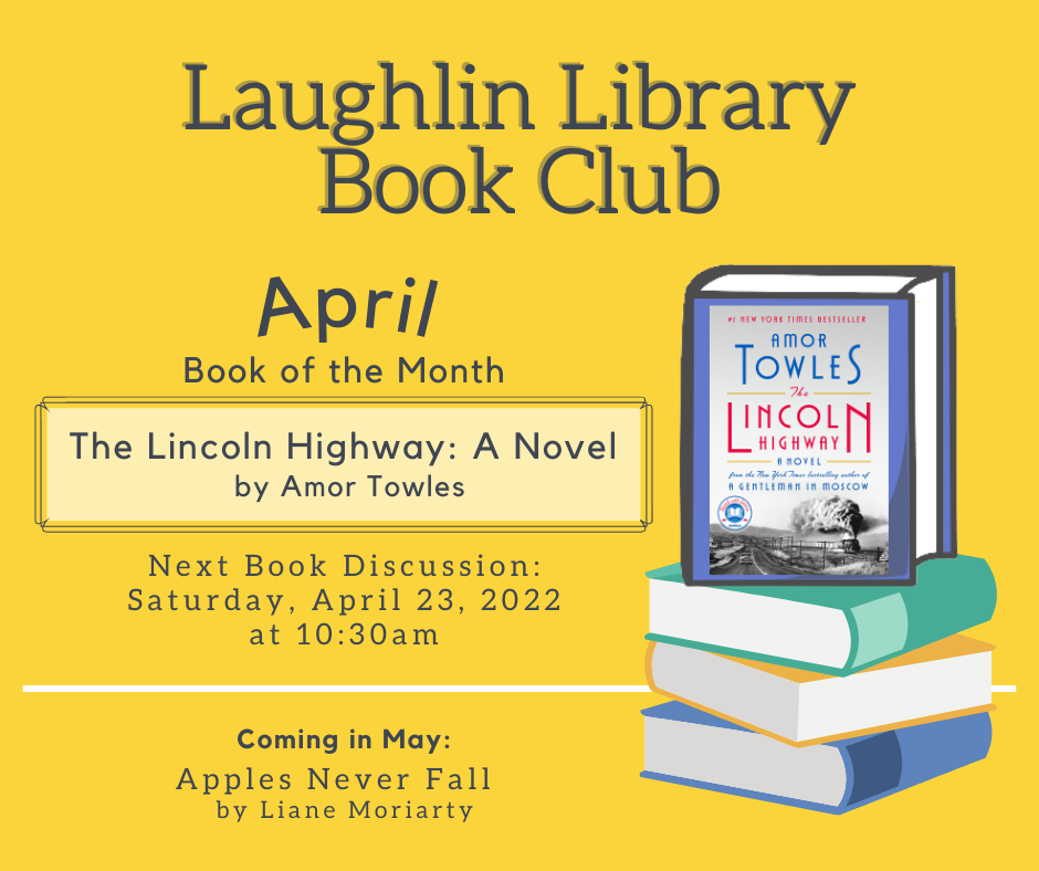 Join our book club for their... - Laughlin Memorial Library | Facebook