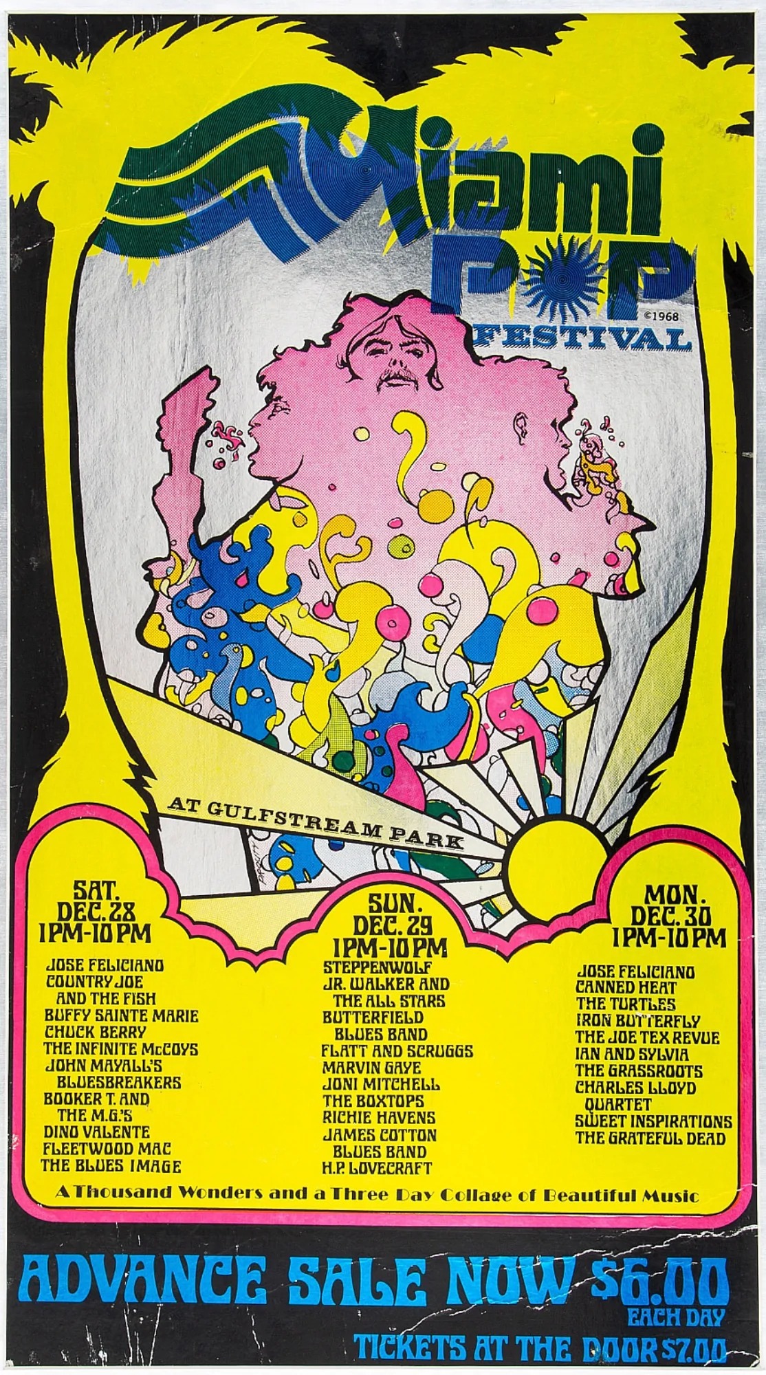 Miami Pop Festival 1968 at Gulfstream Park