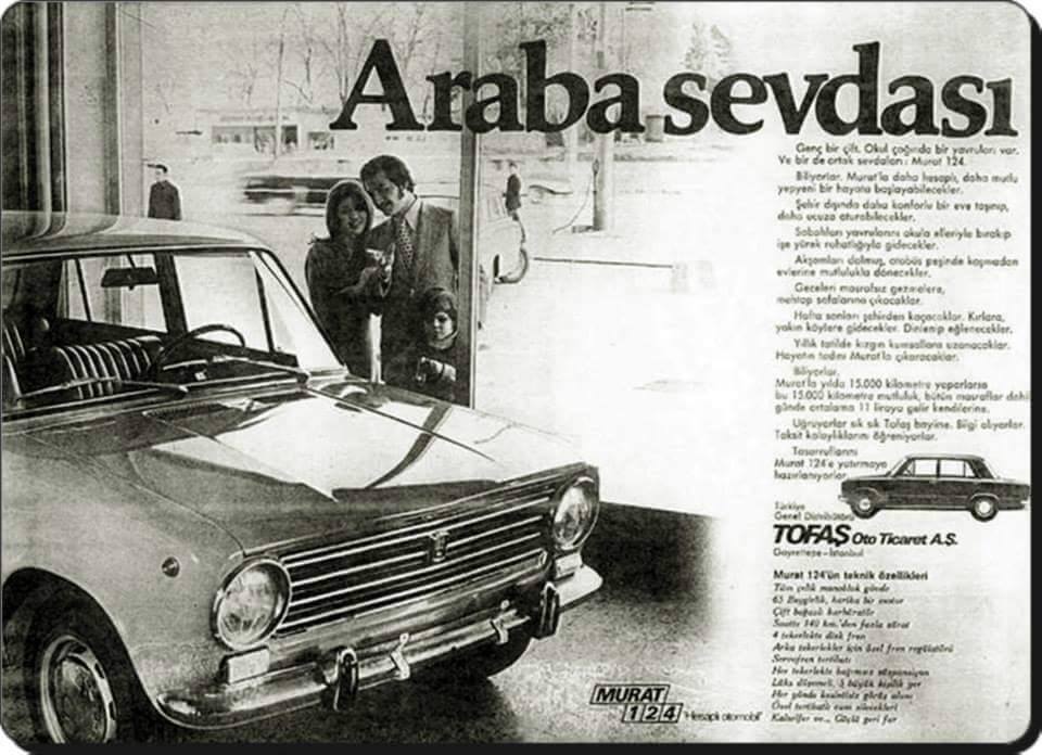 Zonguldak - Tarihten 1971, ''Murat 124'' reklamı