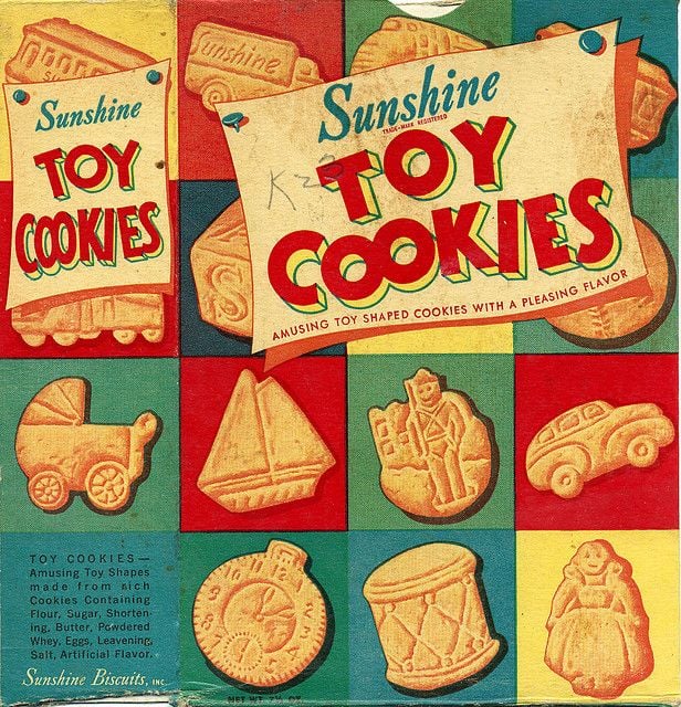 Childhood memories of Sunshine toy cookies