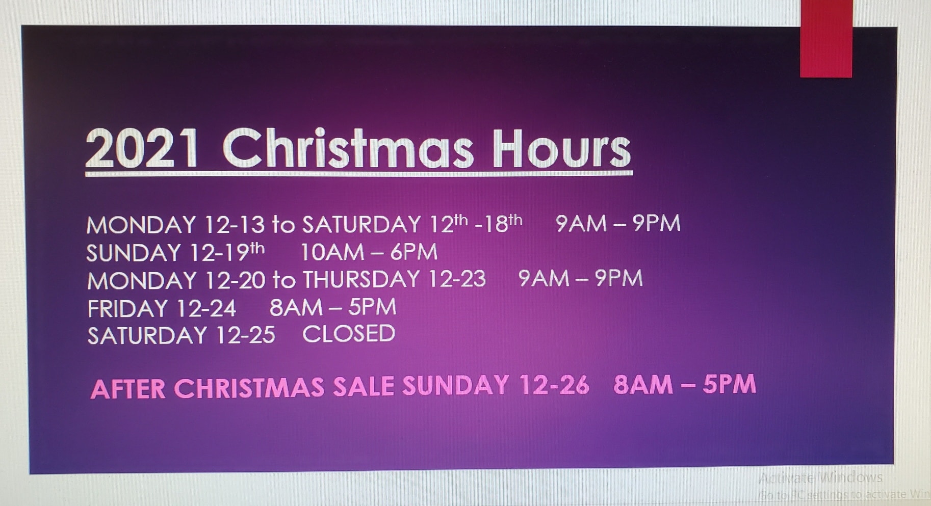 We have extended our store hours... - Cards N Sweets Hallmark