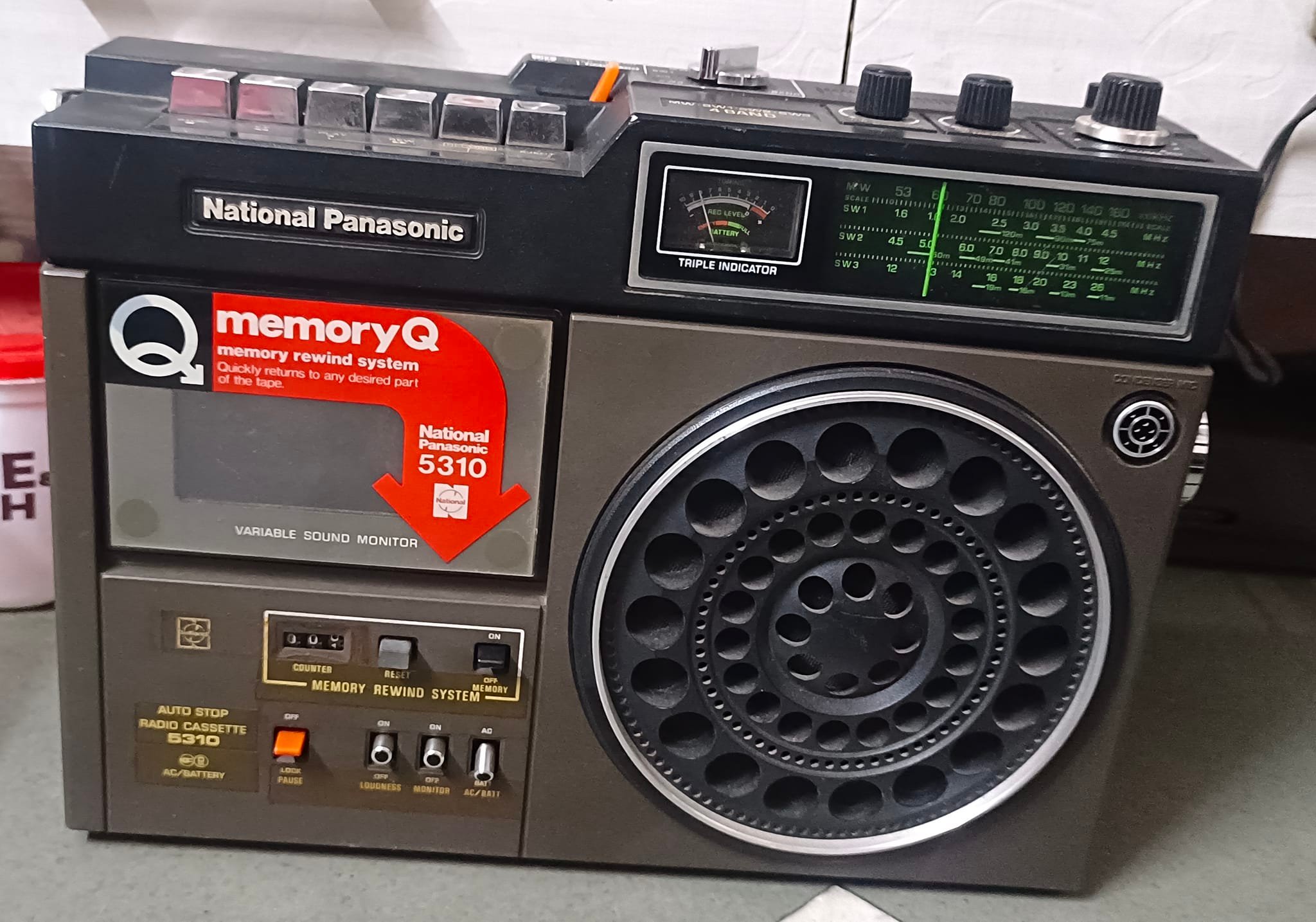 National Panasonic 5310 radio cassette recorder for sale