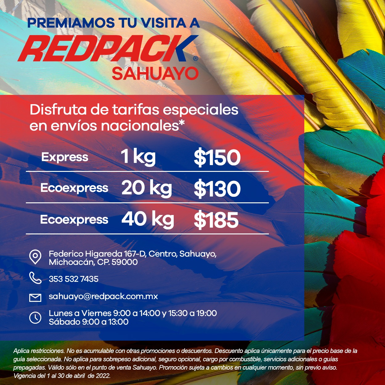 Redpack - Ven a nuestra sucursal de Sahuayo y aprovecha... | Facebook