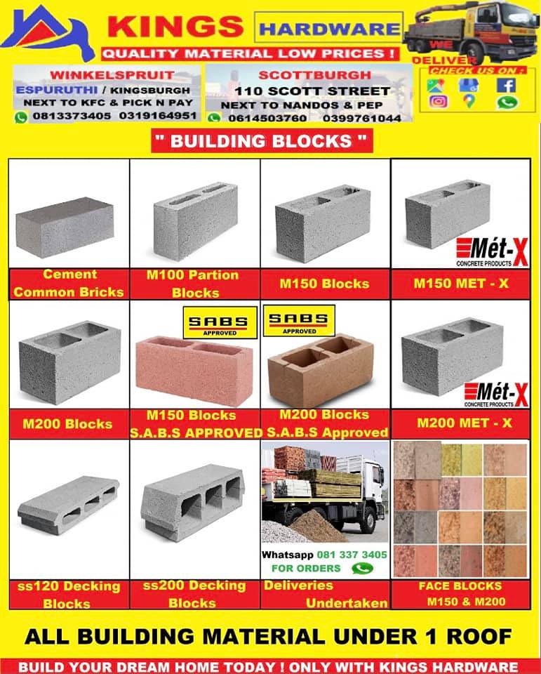 Kings Hardware - Get All Your #QUALITY Building Blocks @... | Facebook