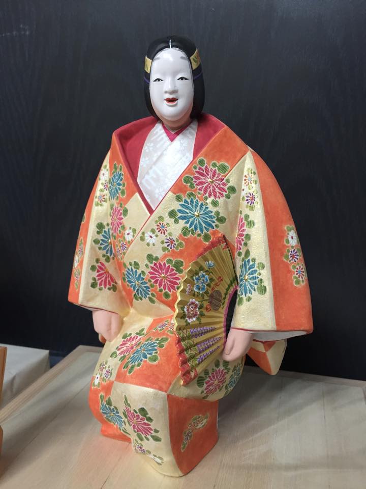 博多人形美研工芸社 - 白水宗邦作「能 千手」