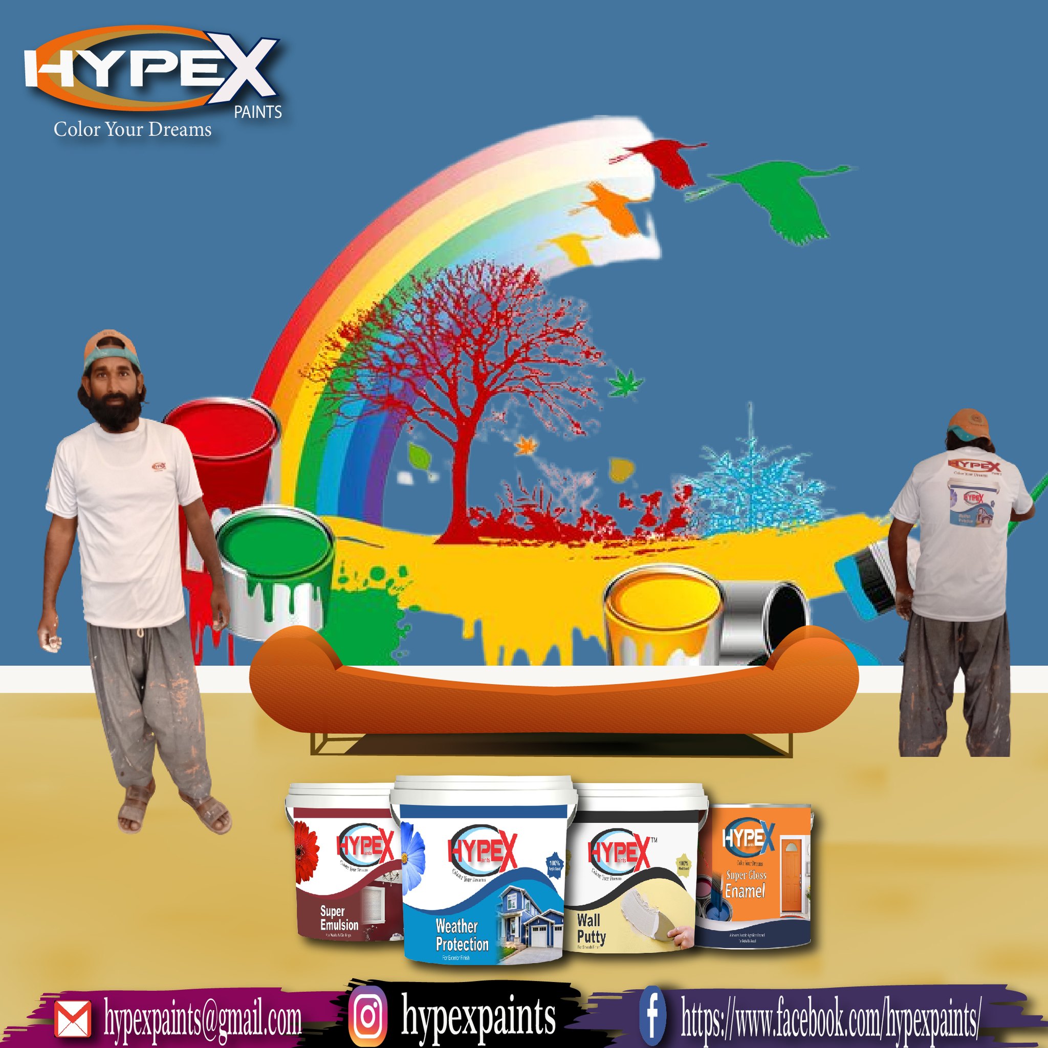Hypex Paints - HYPEX PAINTS (Color Your Dreams)...