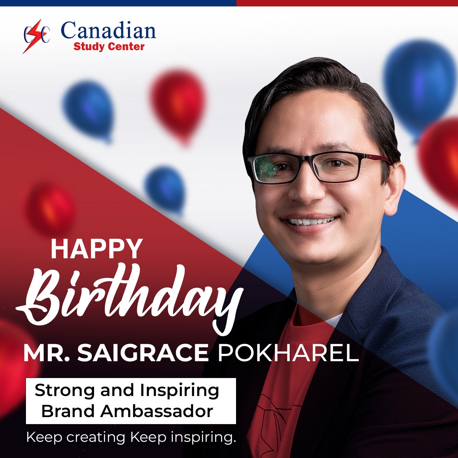 Happy birthday to our brand... - Canadian Study Center