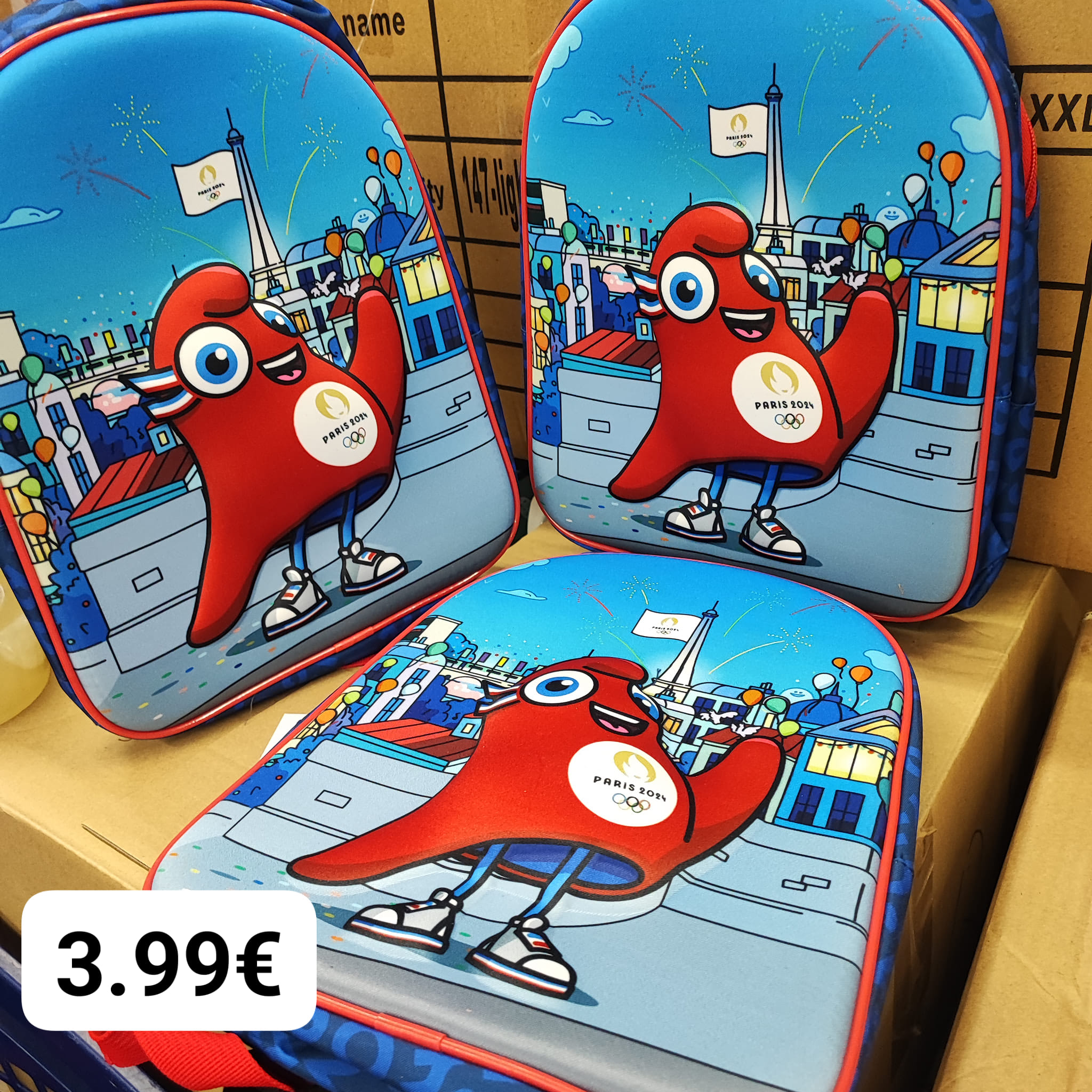 Sac à Dos Decathlon JO 2024 - Vert - Neuf Sans Étiquette - Polyester - Unisexe Adulte